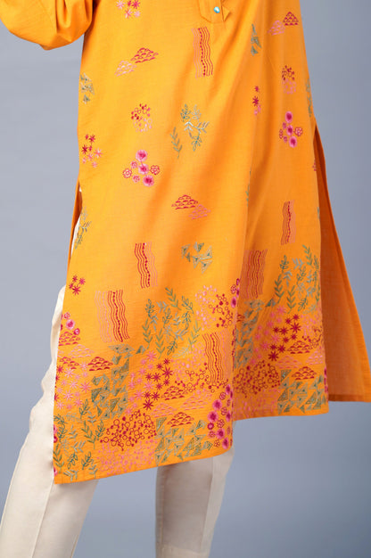 Stitched 1 Piece Cambric Shirt