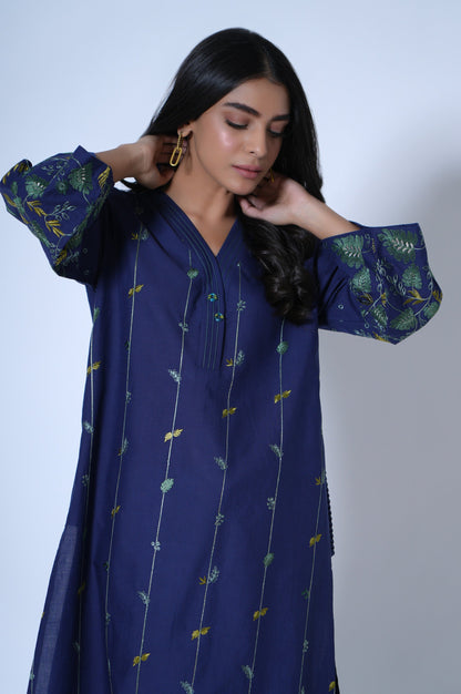 Stitched 1 Piece Cambric Shirt