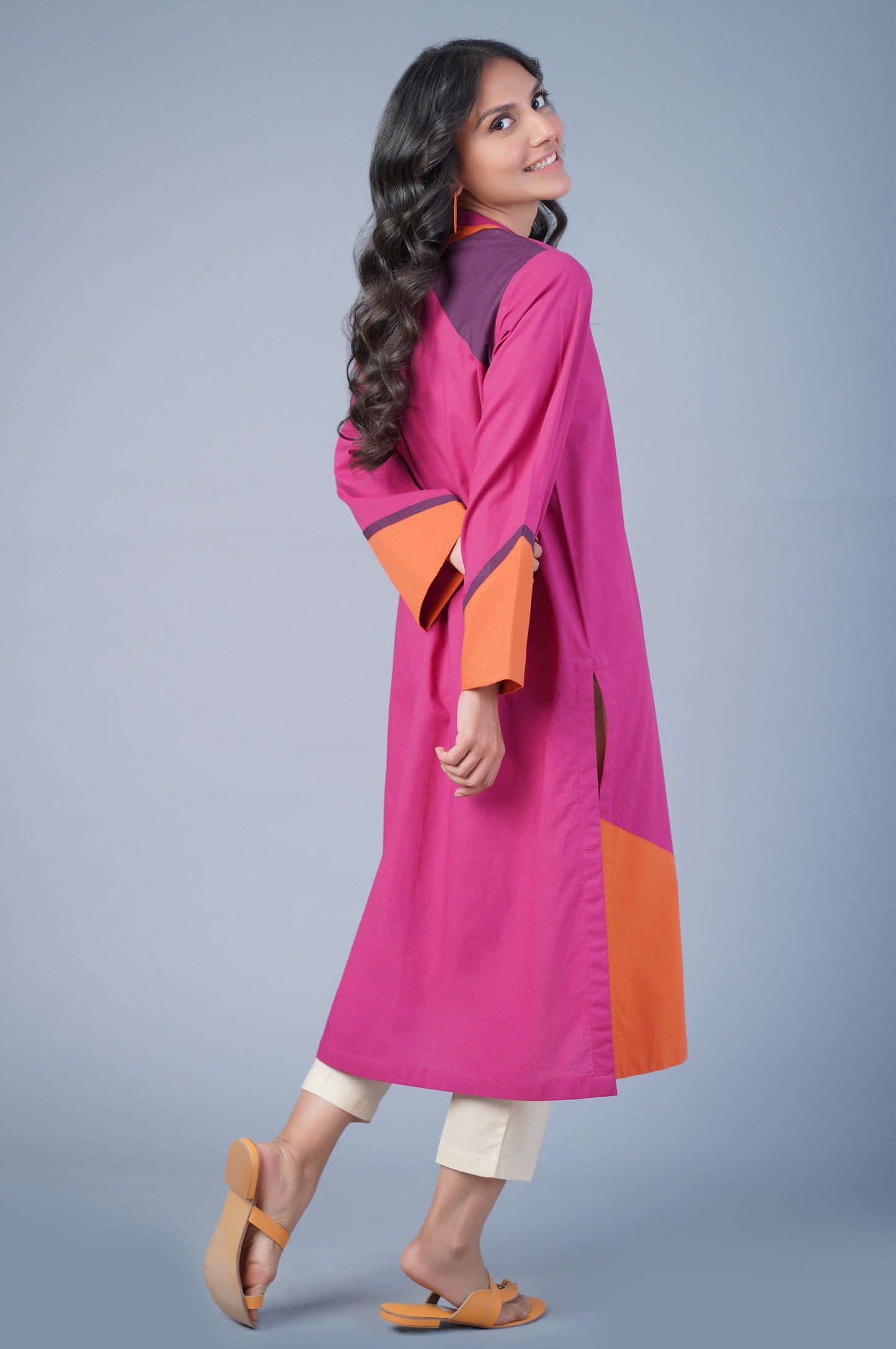 Stitched 1 piece Cambric Shirt