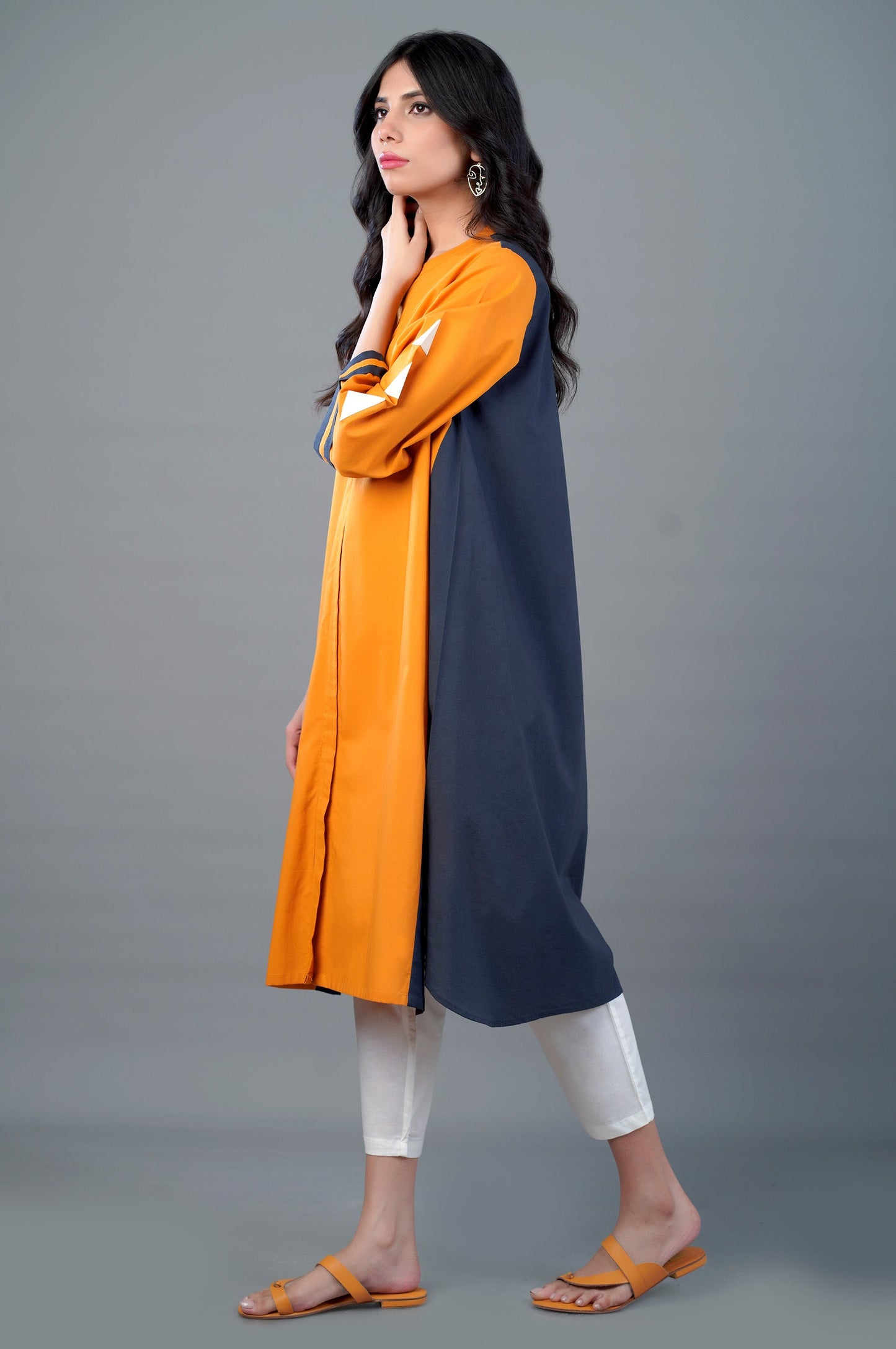 Stitched 1 Piece Cambric Shirt