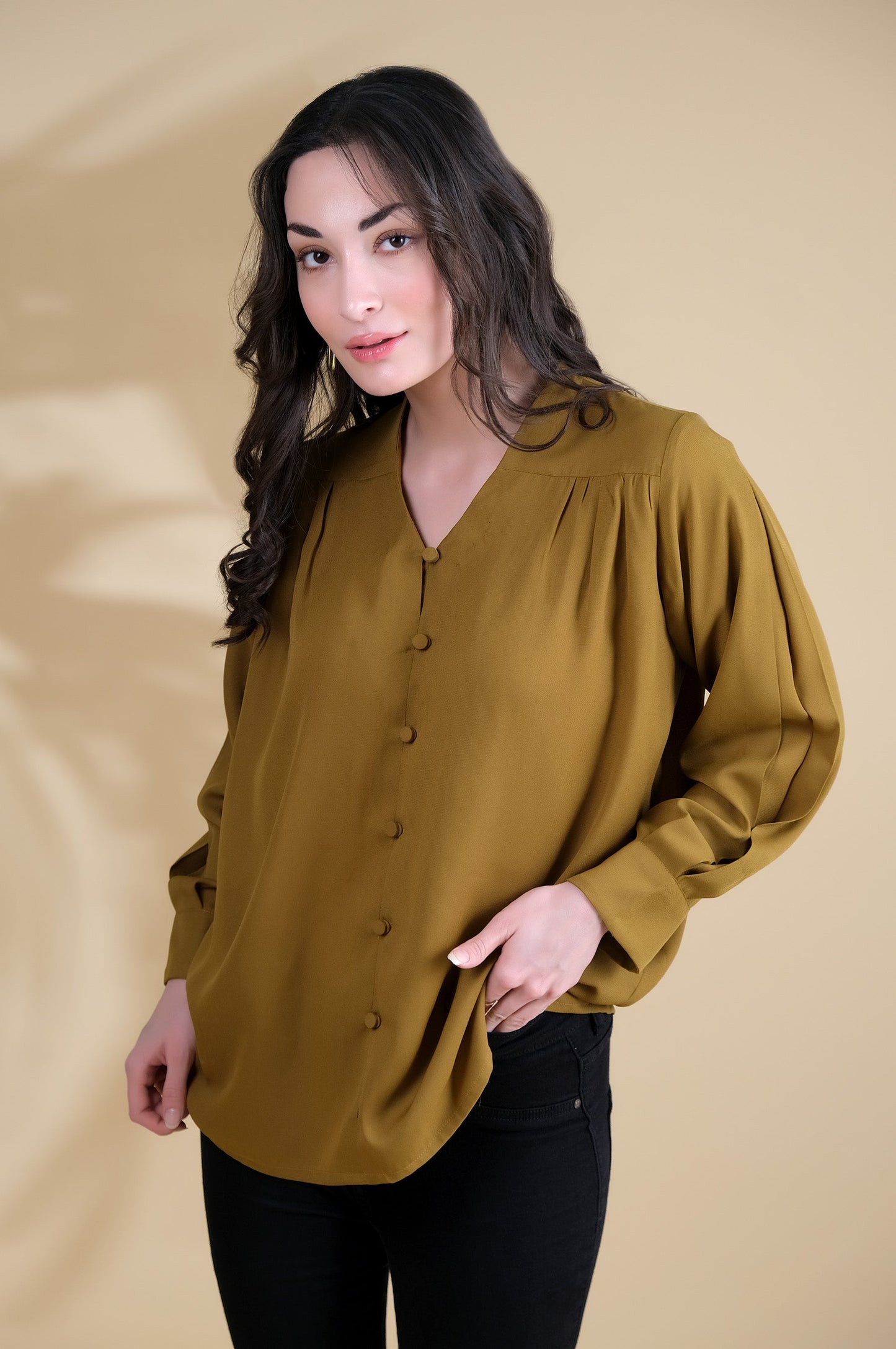 Stitched 1 Piece Crepe Top