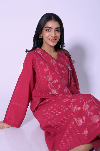 Stitched 1 Piece  Jacquard Shirt