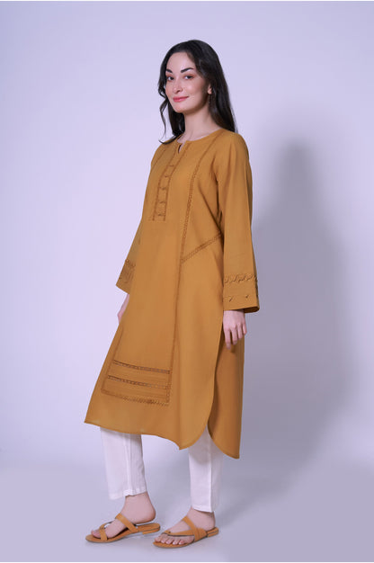 Stitched 1 Piece Stylised Cambric Shirt