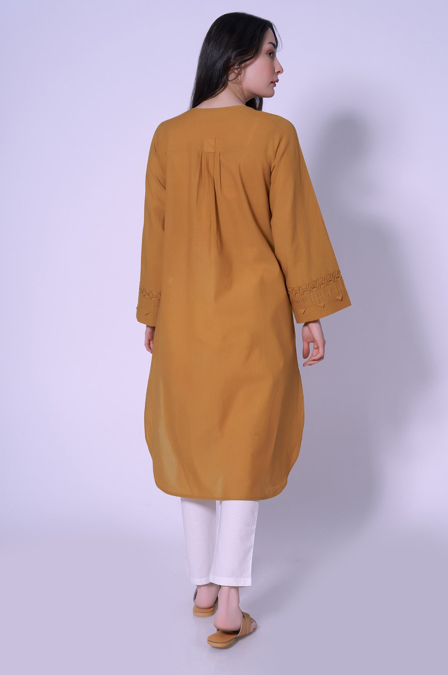 Stitched 1 Piece Stylised Cambric Shirt