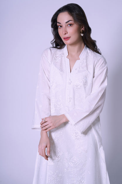 Stitched 1 piece Cambric Shirt