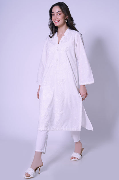 Stitched 1 piece Cambric Shirt