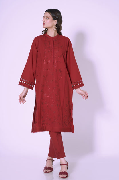 Stitched 1 piece Cambric Shirt