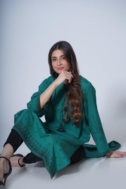 Stitched 1 Piece Jacquard Shirt