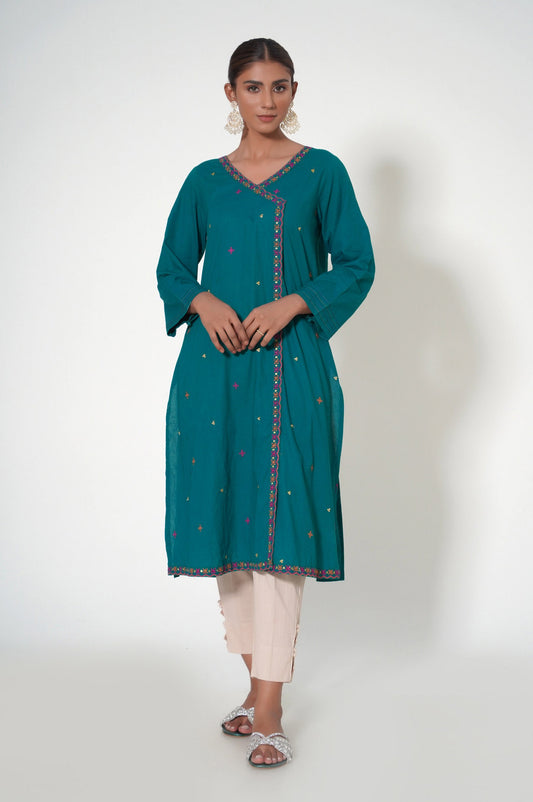 Stitched 1 Piece Cambric Shirt