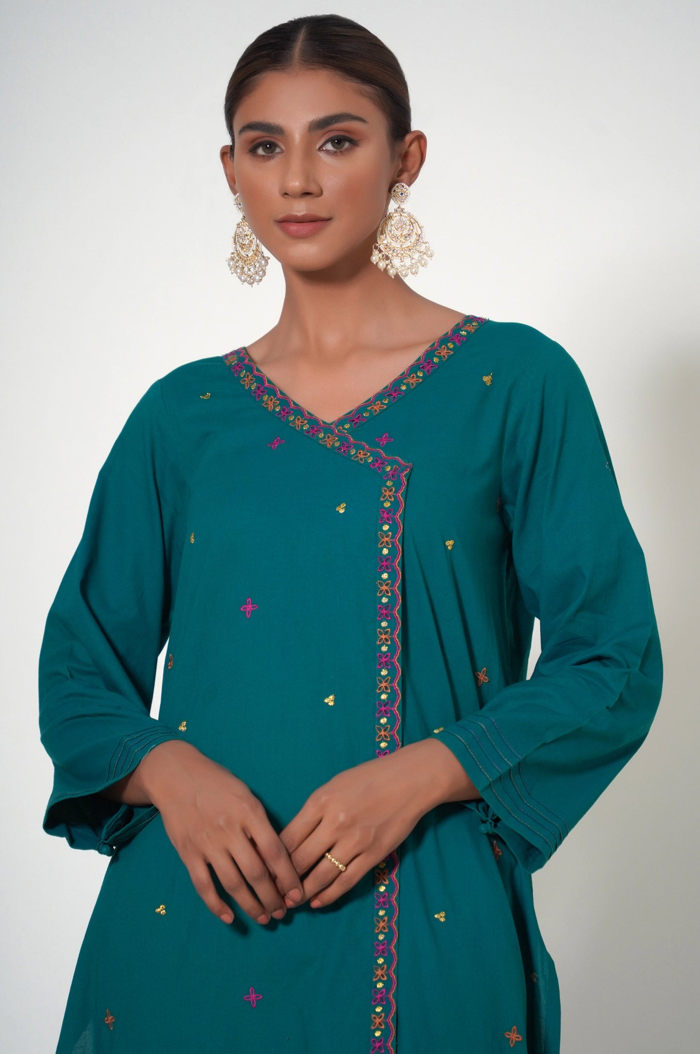 Stitched 1 Piece Cambric Shirt