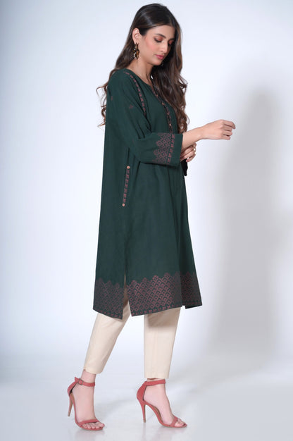 Stitched 1 piece Jacquard Outfit