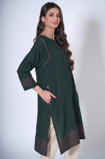 Stitched 1 piece Jacquard Outfit