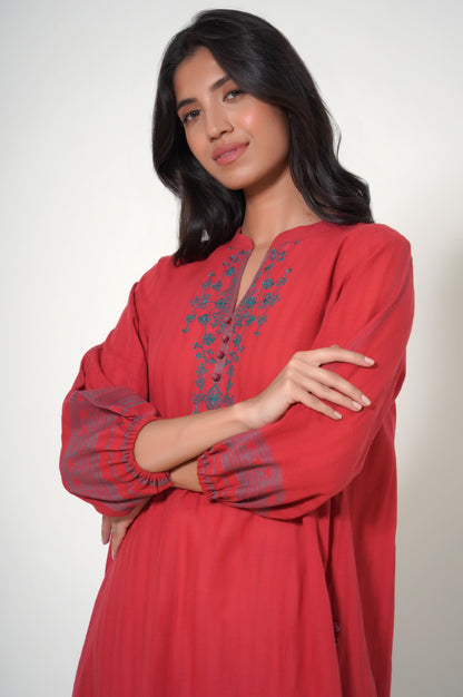 Stitched 1 Piece Jacquard Shirt