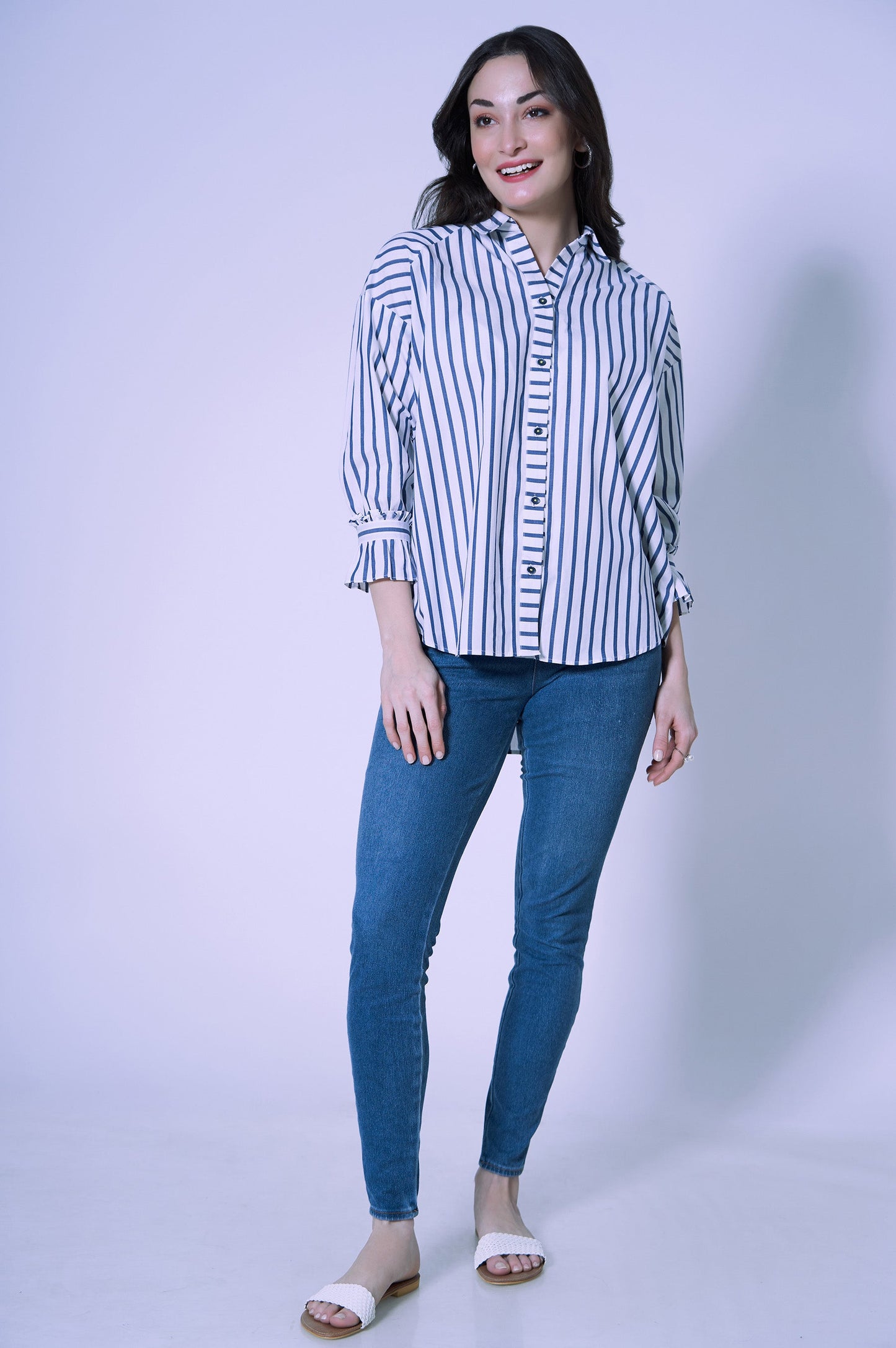 Stitched 1 Piece Yarn Dyed Top