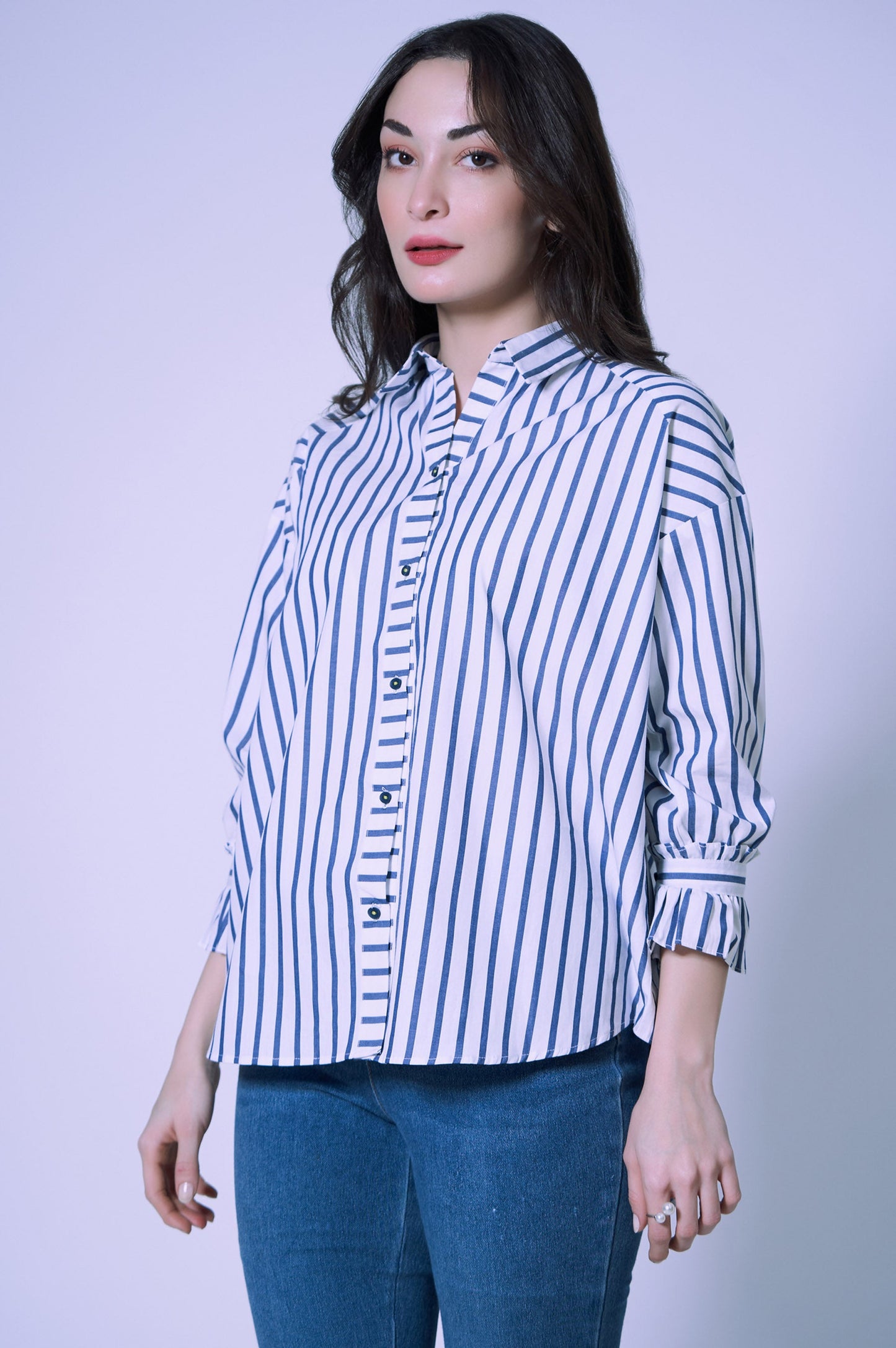 Stitched 1 Piece Yarn Dyed Top