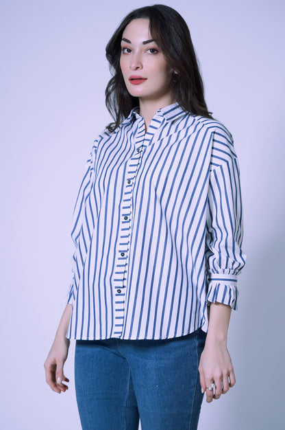 Stitched 1 Piece Yarn Dyed Top