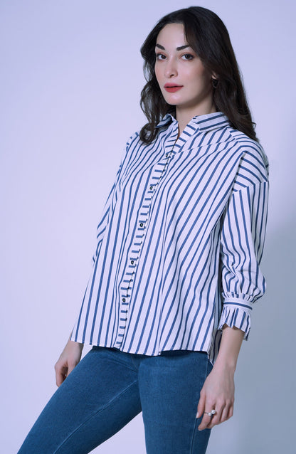 Stitched 1 Piece Yarn Dyed Top