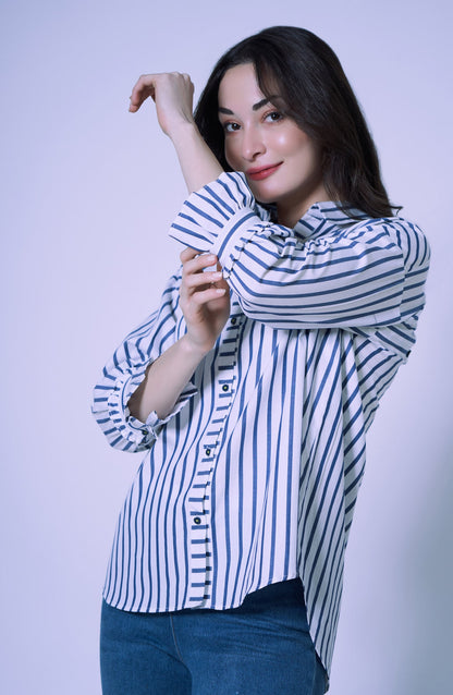 Stitched 1 Piece Yarn Dyed Top