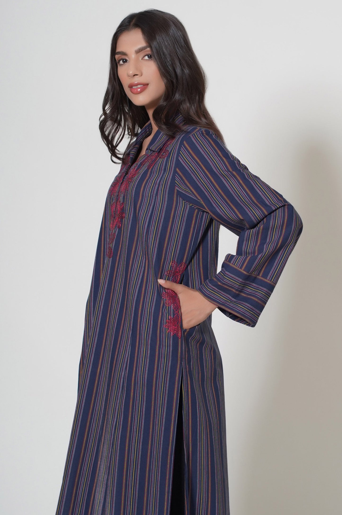 Stitched 1 Piece Yarn Dyed Shirt