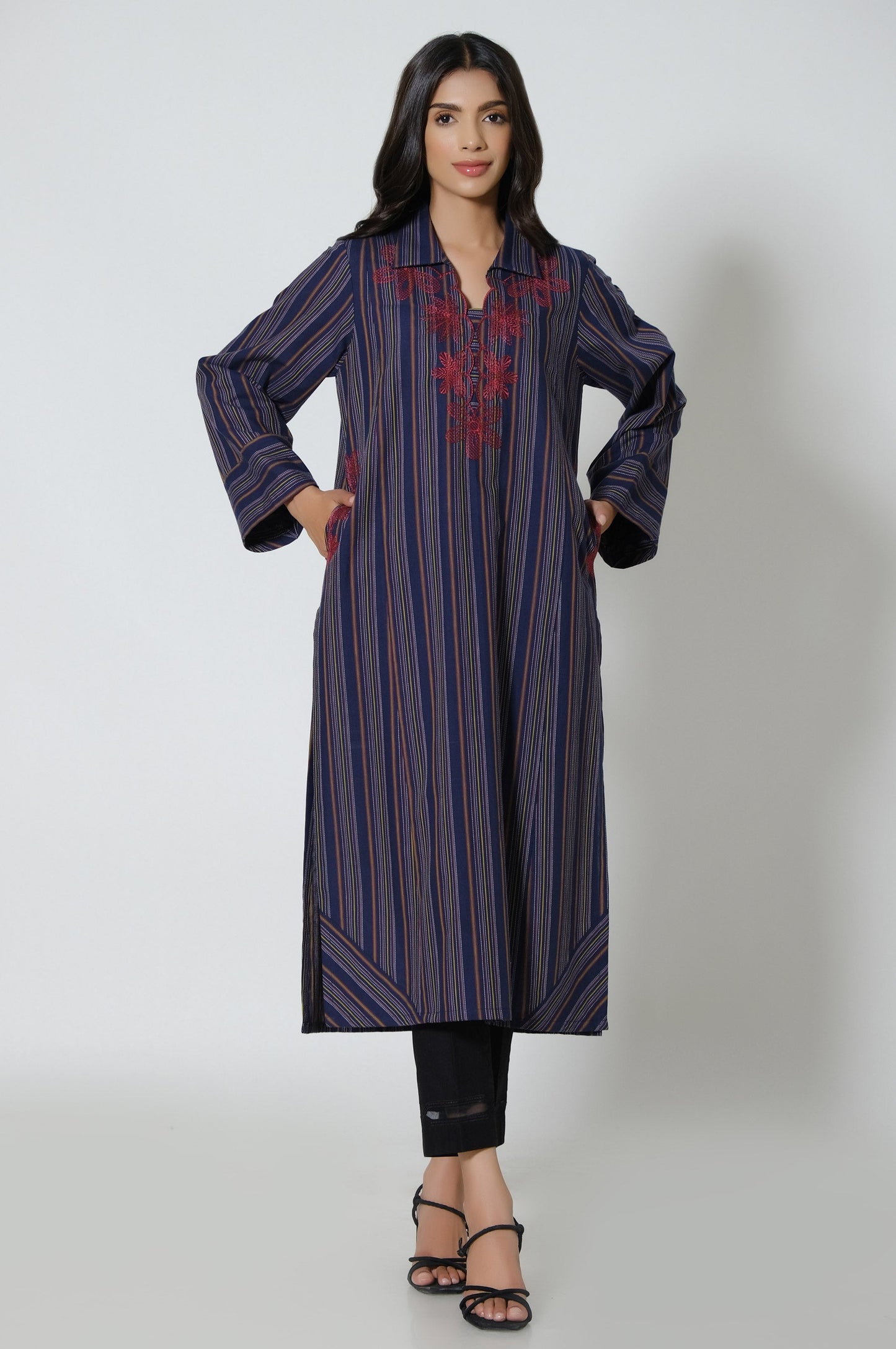 Stitched 1 Piece Yarn Dyed Shirt