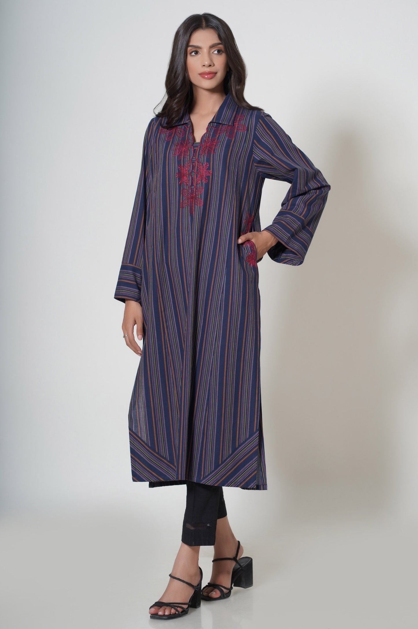 Stitched 1 Piece Yarn Dyed Shirt