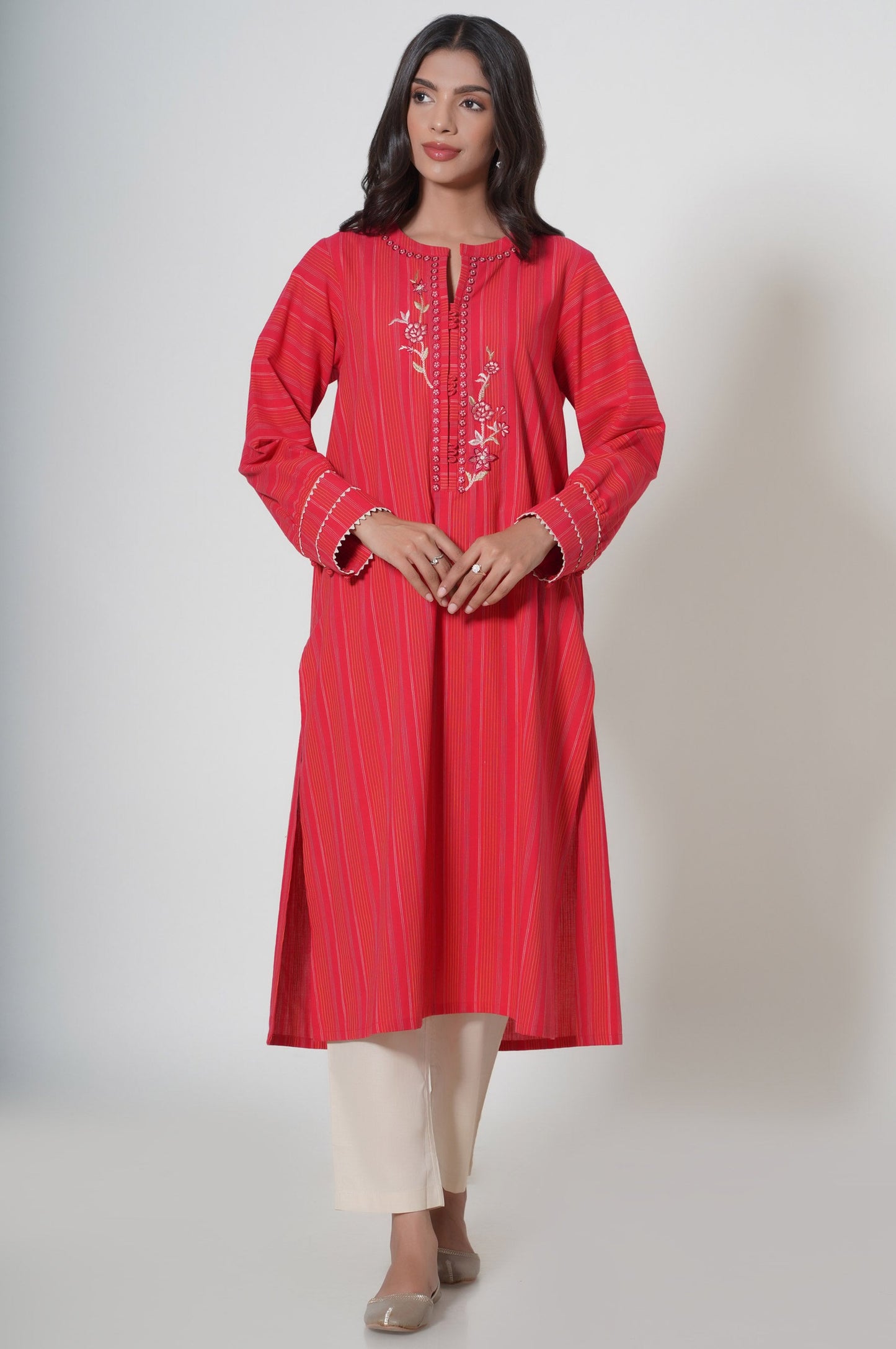 Stitched 1 Piece Yarn Dyed Shirt