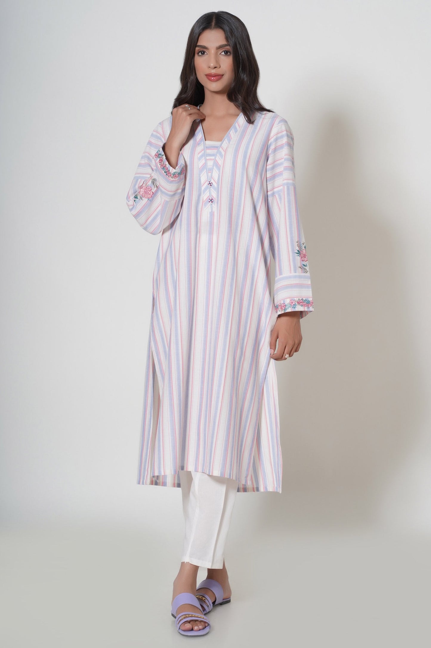 Stitched 1 Piece Yarn Dyed Shirt