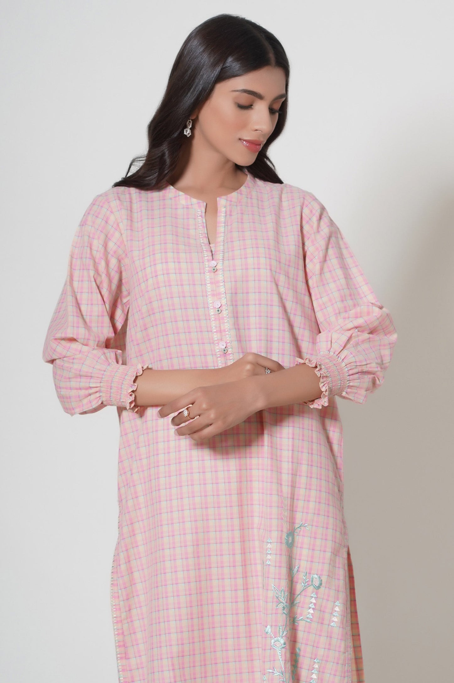 Stitched 1 Piece Yarn Dyed Shirt