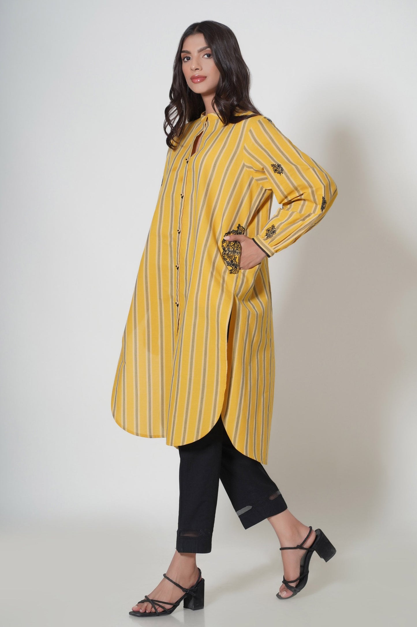 Stitched 1 Piece Yarn Dyed Shirt