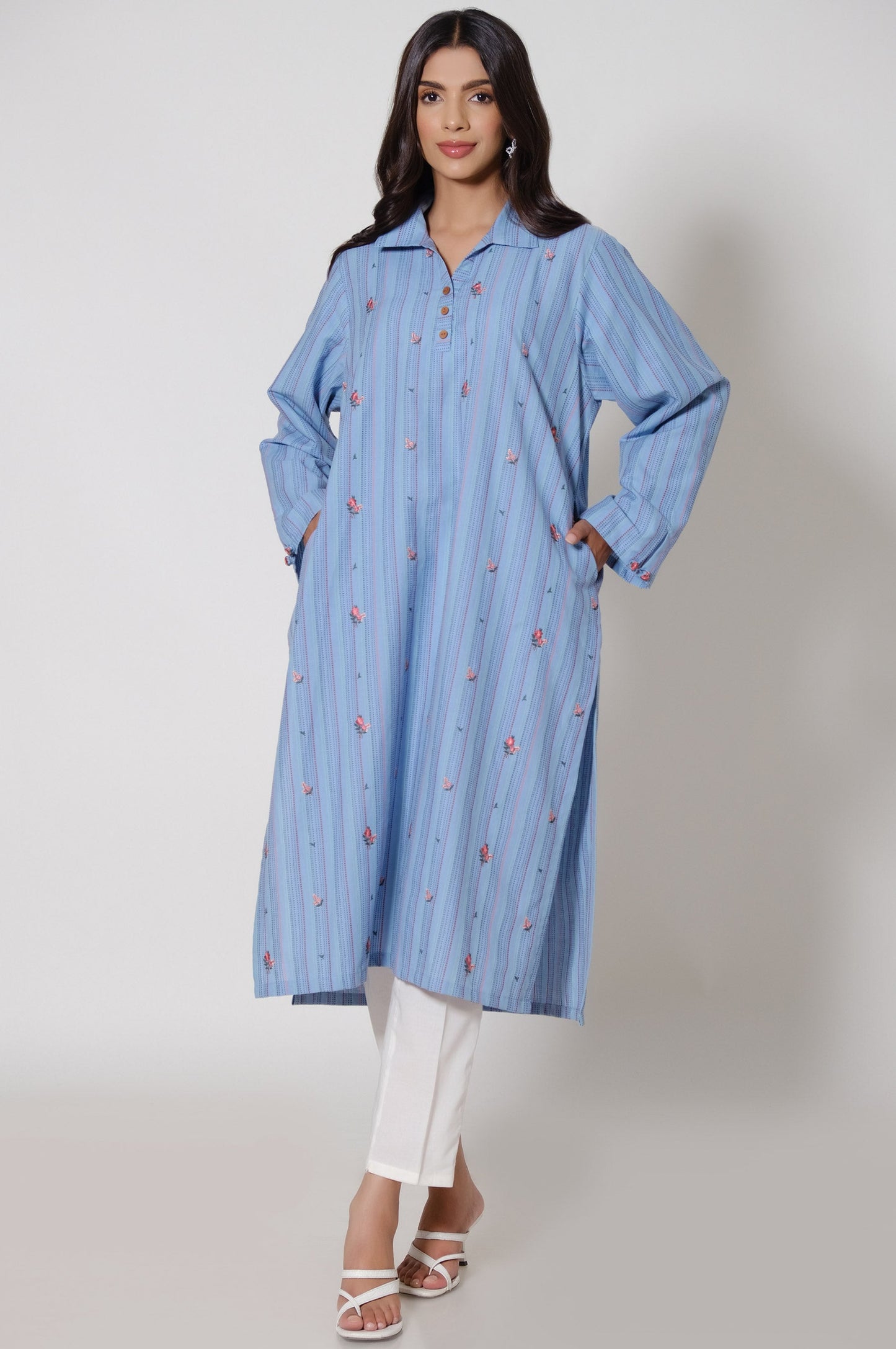 Stitched 1 Piece Yarn Dyed Shirt