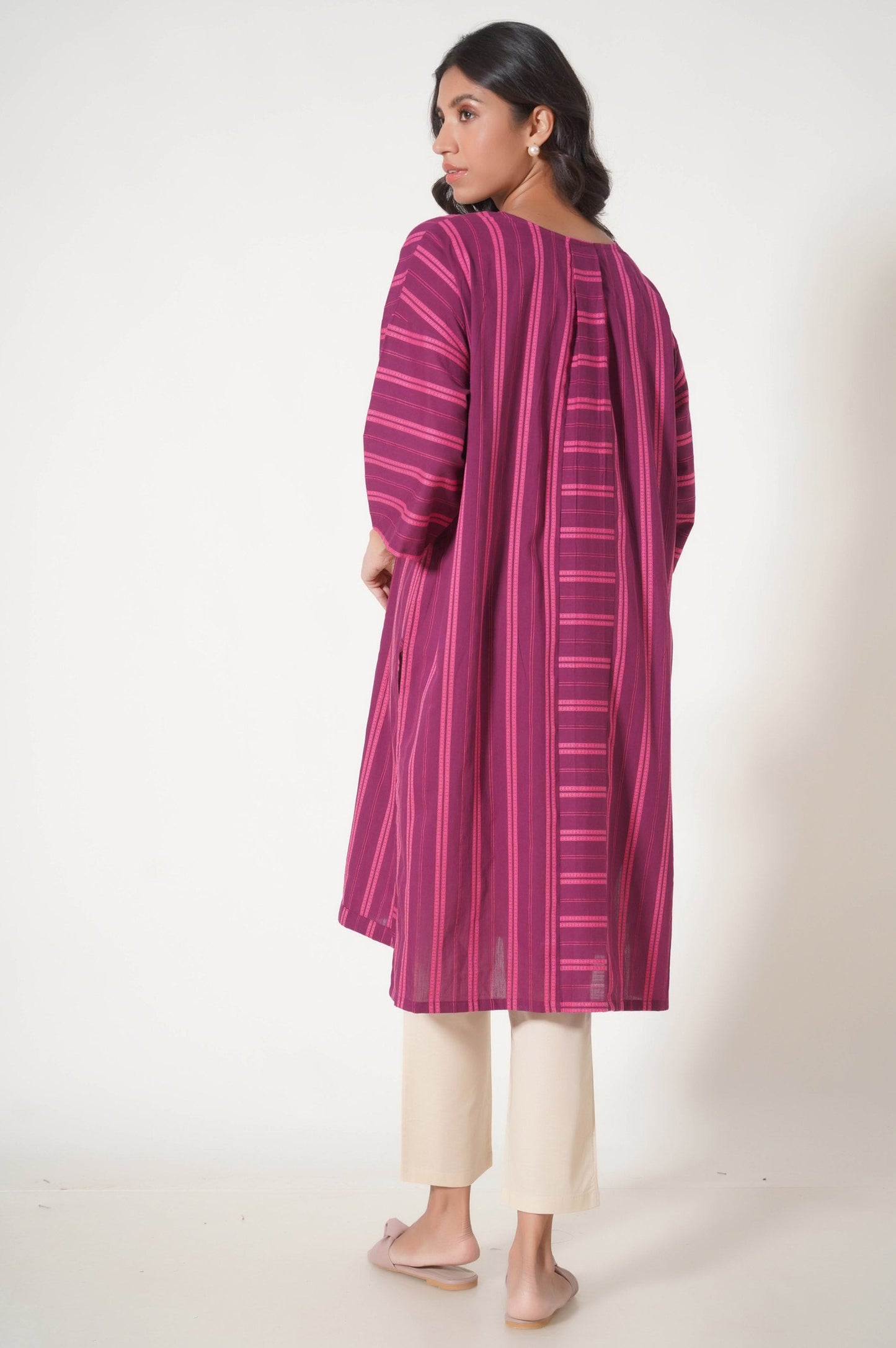 Stitched 1 Piece Embroidered Tarkashi Jacquard Shirt