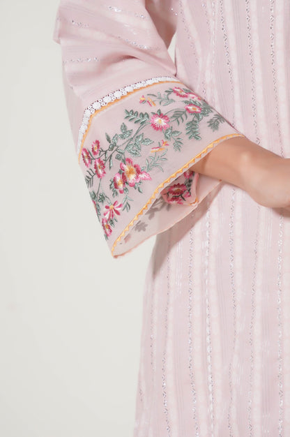 Stitched 1 Piece Embroidered Lorex Jacquard Shirt