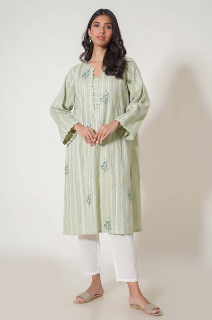 Stitched 1 Piece Embroidered Lorex Jacquard Shirt