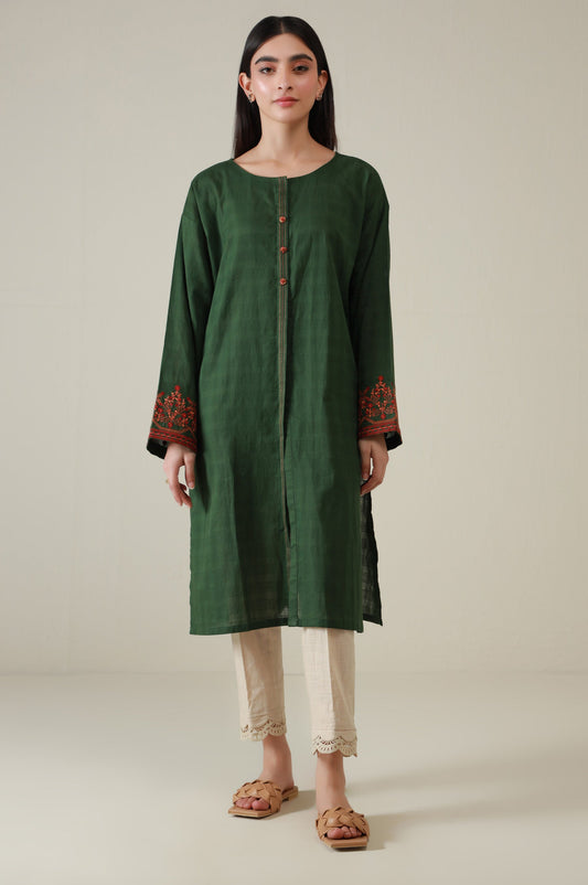 Stitched 1 Piece Embroidered Doria Shirt