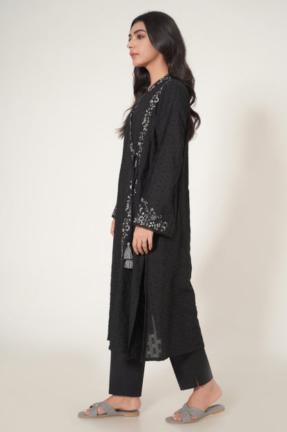 Stitched 1 Piece Brochia Jacquard Shirt