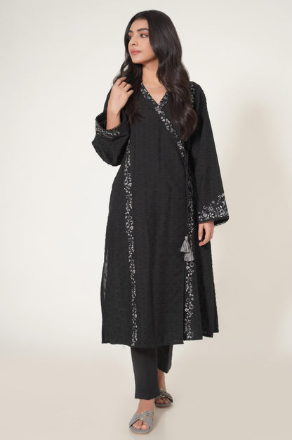 Stitched 1 Piece Brochia Jacquard Shirt