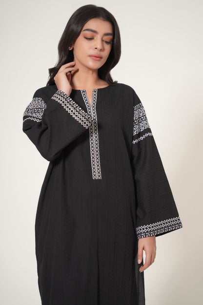 Stitched 1 Piece Dobby Embroidered Shirt