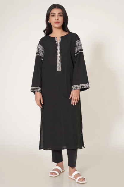 Stitched 1 Piece Dobby Embroidered Shirt