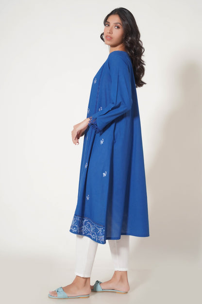 Stitched 1 Piece Embroidered Cambric Shirt