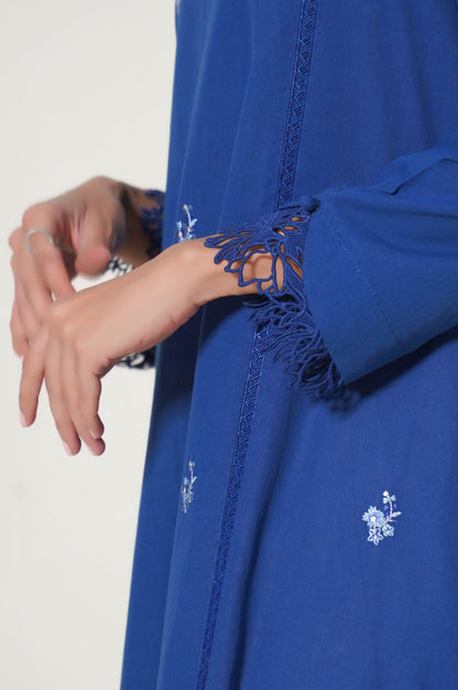 Stitched 1 Piece Embroidered Cambric Shirt