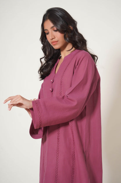 Stitched 1 Piece Stylized Textured Shirt