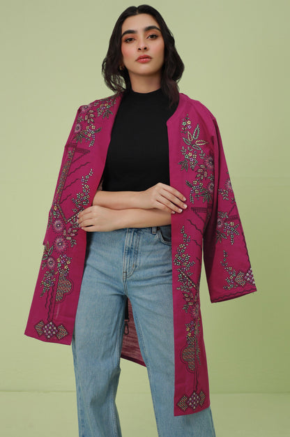 Stitched 1 Piece Embroidered Khaddar Jacket