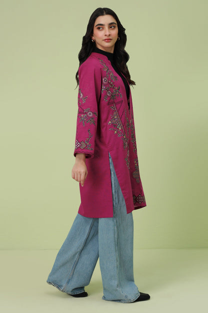 Stitched 1 Piece Embroidered Khaddar Jacket