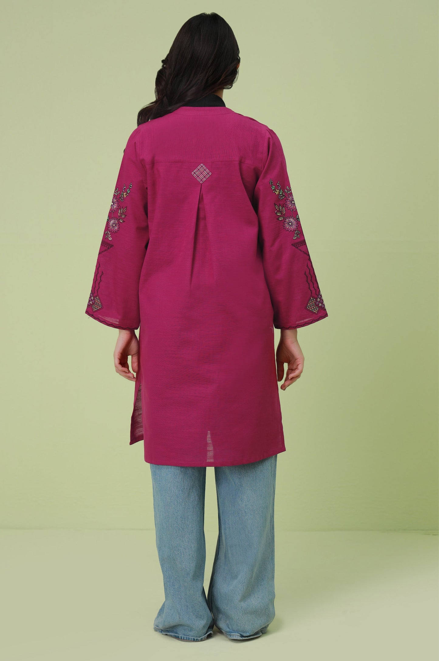 Stitched 1 Piece Embroidered Khaddar Jacket