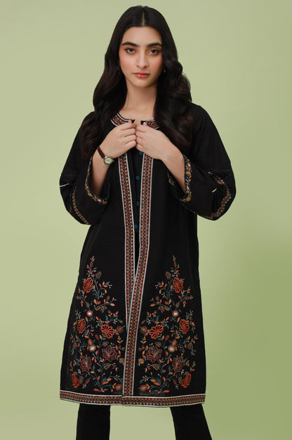 Stitched 1 Piece Embroidered Khaddar Jacket