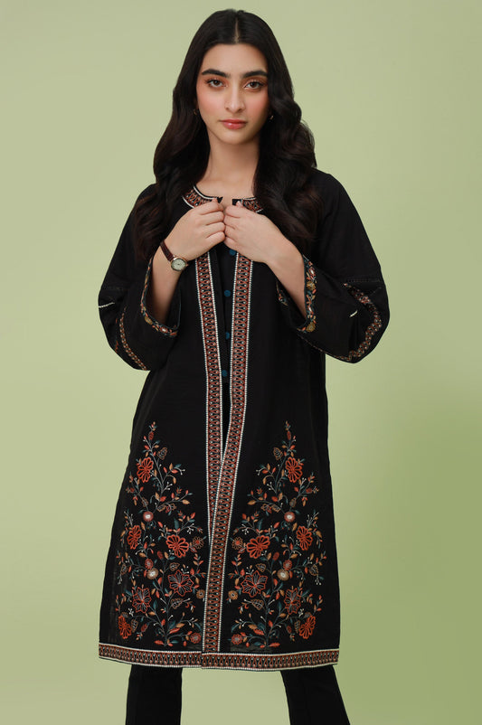Stitched 1 Piece Embroidered Khaddar Jacket
