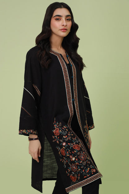 Stitched 1 Piece Embroidered Khaddar Jacket
