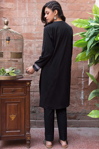 Stitched 1 Piece Self Jacquard Shirt