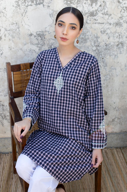 Stitched 1 Piece Yarn Dyed Shirt