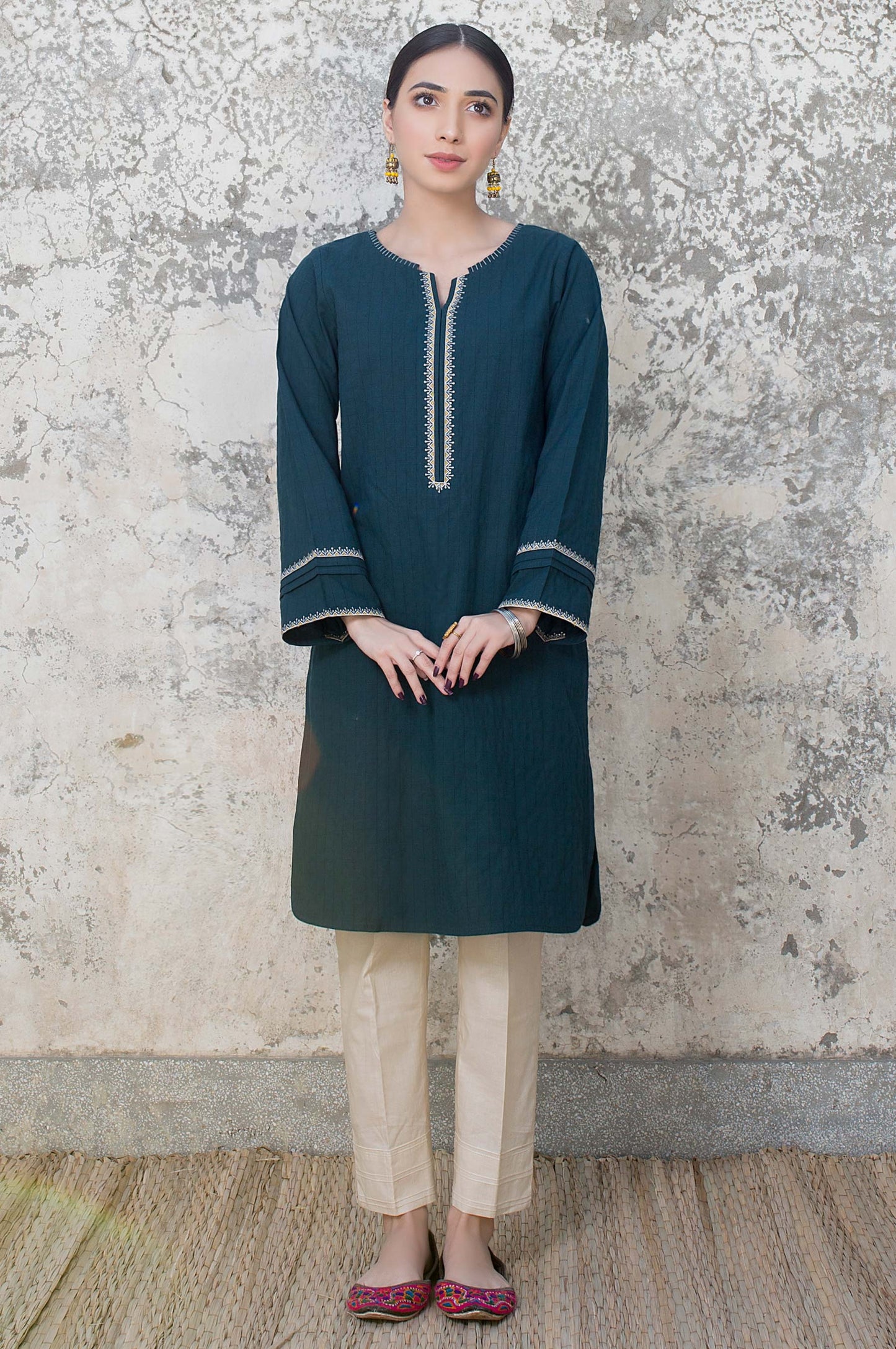 Stitched 1 Piece Yarn Dyed Shirt